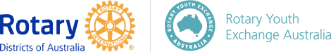Rotary International and Rotary Youth Exchange Australia Logo